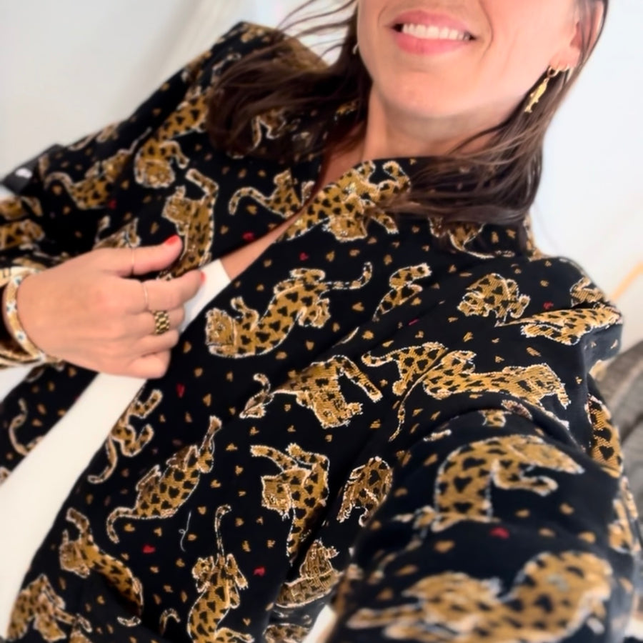 Veste COEUR de PANTHERE