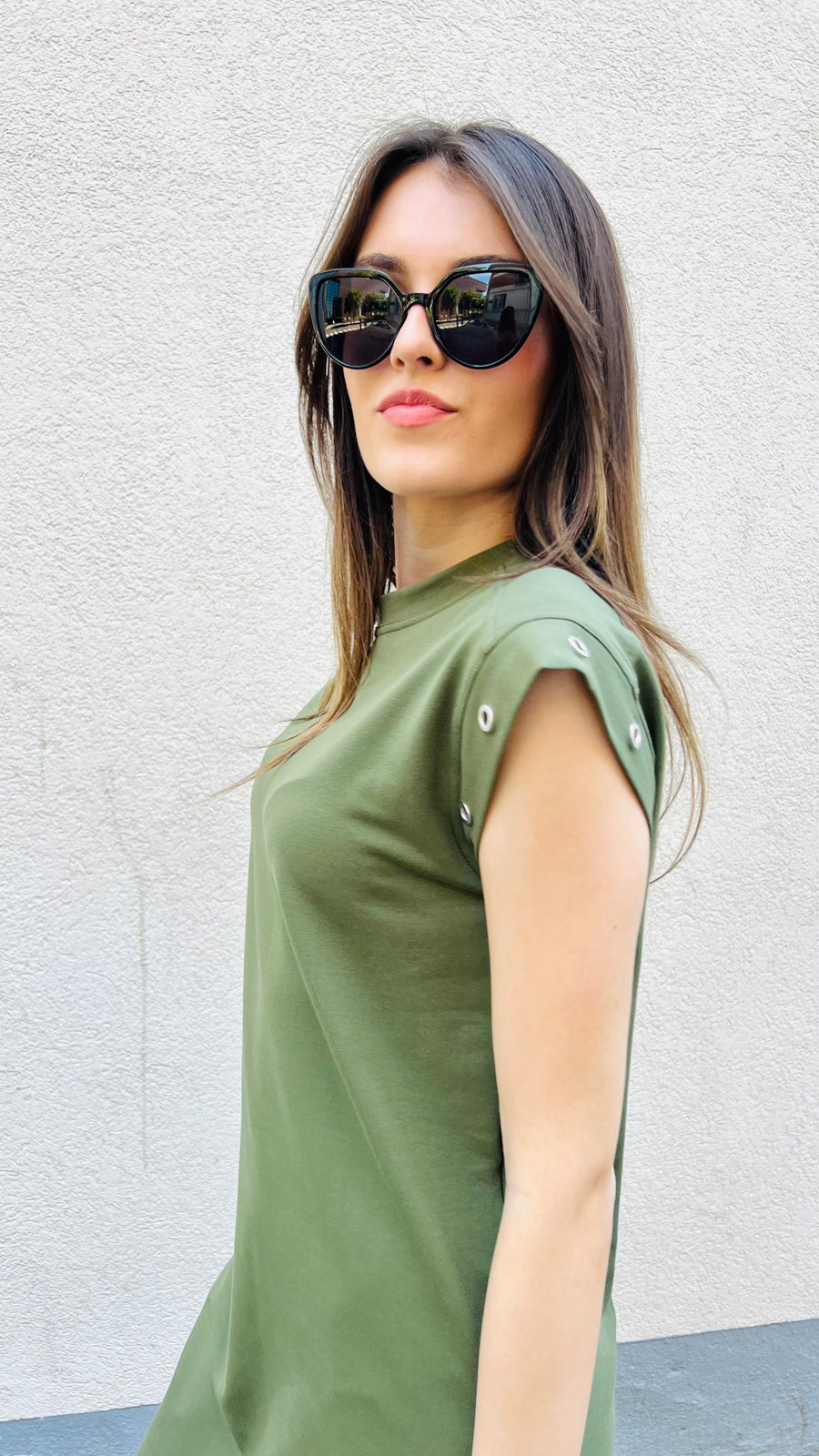 Robe longue LOU kaki