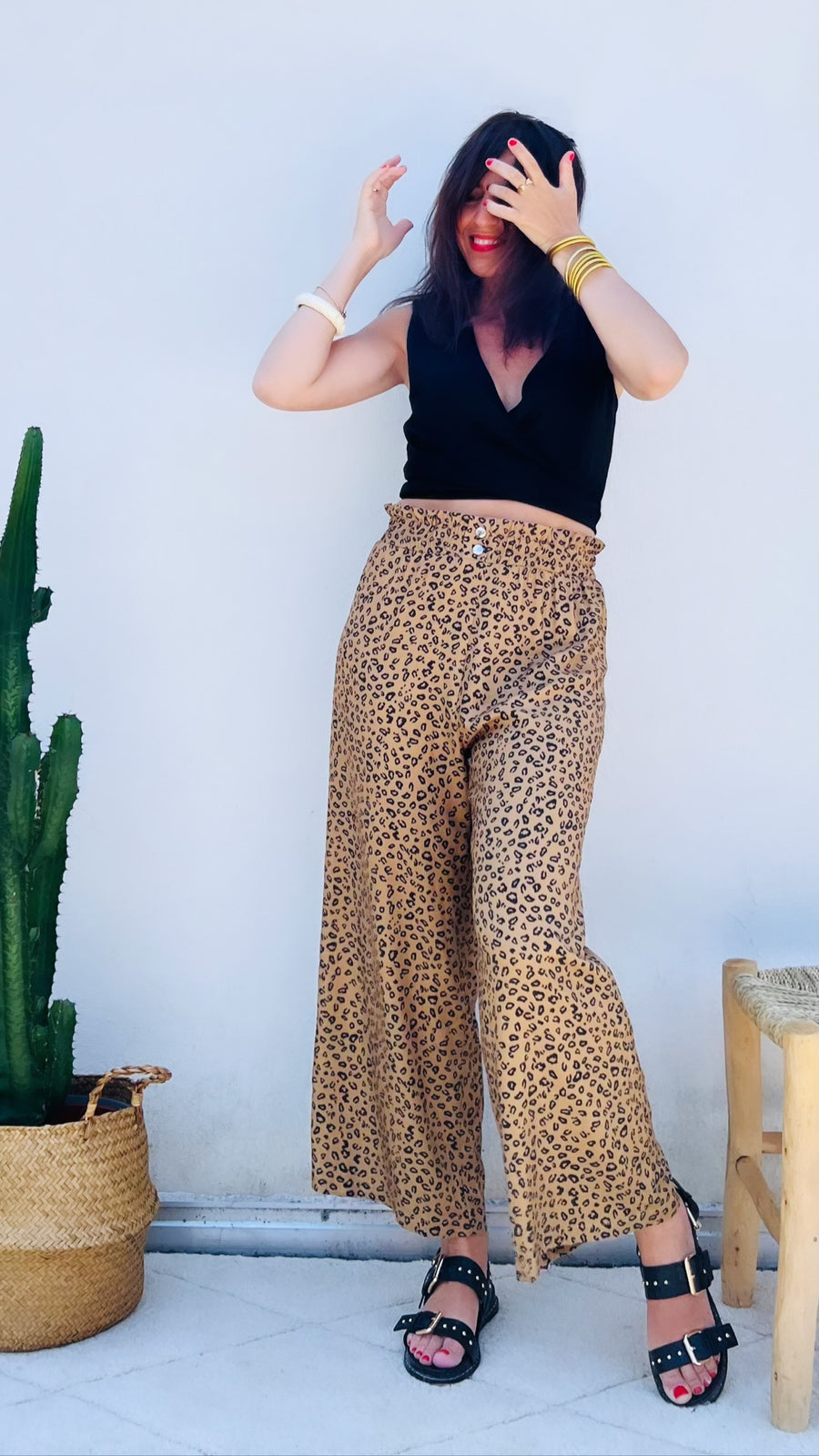 Pantalon JONAS léopard ko